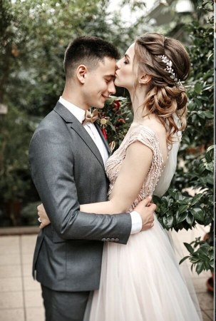 Agrafa par mireasa bentita mireasa,Bijuterii mireasa, Accesorii de par mireasa, Agrafa par mireasa, Agrafa cu perle, Accesorii LOVELY 4 U, Accesoriu lung, Bentita cu perle, FRUNZE, accesorii cu frunze [2]