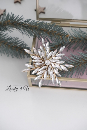 BROSA FULG DE NEA, BROSA FULG, BROSA PIETRICELE, BOSE DAMA, BROSA FEMEI, CADOU DEOSEBIT, CADOU SPECIAL, CADOU DE CRACIUN, CADOU UNICAT, BIJUTERII DE CRACIUN, ACCESORII LOVELY 4 U, PIETRICELE,AUR,FULG [4]