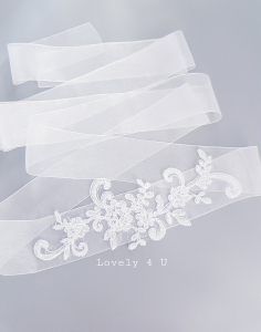 Accesorii Lovely 4 u, Accesorii dezgatitul miresei, Accesorii talie mireasa, Cordon mireasa, Esarfa pentru dezgatit, Accesorii mireasa dezgatit, Esarfe mireasa, Esarfa dezgatitul miresei, Bentita mireasa, Coronita mireasa, [12]