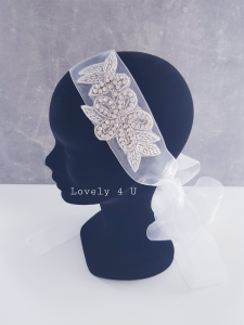 Accesorii Lovely 4 u, Accesorii talie mireasa, Set dezgatit mireasa , TRADITIA DEZGATITUL MIRESEI, Esarfa alba pentru dezgatit, Accesorii de mireasa dezgatit, Esarfe  mireasa, Esarfa dezgatitul miresei, Bentita dezgatit mireasa, Cordon rochita mireasa, Coronita mireasa,Tiara dezgatit mireasa, I LOVELY 4 U, BIJUTERII MIREASA, BENTITA MIREASA, [8]