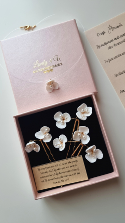 ACCESORII LOVELY 4 U, AGRAFE PAR MIREASA, AGRAFE CU FLORI MIREASA, PIN COC MIREASA, AGRAFE MIREASA, ACCESORII CU FLORI MIREASĂ, SET AGRAFE MIREASA, ACCESORII DE PĂR MIREASĂ, BIJUTERII MIREASA, Bijuterii cu flori [9]