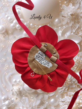 Accesorii LOVELY 4 U, Brosa floare textila, Brosa crem floare handmade, Brosa floare neagra, Floare textila mare, ,accesorii camasa, accesorii dama, accesorii elegante, accesorii fashion, accesorii perle, accesoriu de pus la gat, accesoriu elegant, accesoriu fashion. [8]