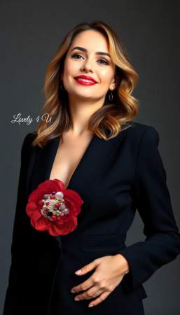 Accesorii LOVELY 4 U, Brosa floare textila, Brosa crem floare handmade, Brosa floare neagra, Floare textila mare, ,accesorii camasa, accesorii dama, accesorii elegante, accesorii fashion, accesorii perle, accesoriu de pus la gat, accesoriu elegant, accesoriu fashion. [11]