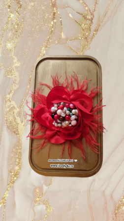 Accesorii LOVELY 4 U, Brosa floare textila, Brosa crem floare handmade, Brosa floare neagra, Floare textila mare, ,accesorii camasa, accesorii dama, accesorii elegante, accesorii fashion, accesorii perle, accesoriu de pus la gat, accesoriu elegant, accesoriu fashion. [1]