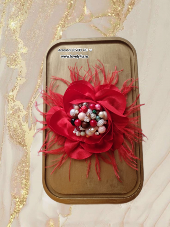 CASUAL / ACCESORII   handmade / CADOURI - Accesorii LOVELY 4 U, Brosa floare textila, Brosa crem floare handmade, Brosa floare neagra, Floare textila mare, ,accesorii camasa, accesorii dama, accesorii elegante, accesorii fashion, accesorii perle, accesoriu de pus la gat, accesoriu elegant, accesoriu fashion.