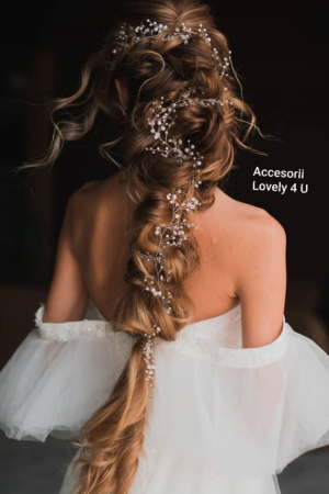 BENTITE & ACCESORII LUNGI - ACCESORIU LUNG MIREASA, GHIRLANDA MIREASA, ACCESORII LUNGI MIRESE, BIJUTERII PAR MIRESE, ACCESORII LOVELY 4 U, DIADEMA MIREASA, CORONITA MIREASA, TIARA MIREASA, ACCESORIU LUNG CU PERLE, ACCESORII2023