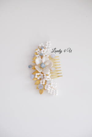 Accesorii Lovely 4 U, accesorii de par pentru mirese, bijuterii mireasa, Accesorii cu perle, ACCESORII MIREASA CU PERLE, ACCESORII MIREASA, DIADEMA MIREASA, TIARĂ MIREASĂ, CORONIȚĂ MIREASĂ, TIARA, ACCESORII MIREASA CU FRUNZE, BIJUTERII CU FRUNZE AURII, FRUNZE AURII, PERLE, FLORI, ACCESORII CU FLORI NUNTA,, BIJUTERII CU FLORI [7]