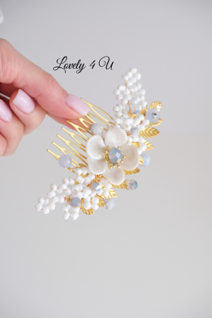 Accesorii Lovely 4 U, accesorii de par pentru mirese, bijuterii mireasa, Accesorii cu perle, ACCESORII MIREASA CU PERLE, ACCESORII MIREASA, DIADEMA MIREASA, TIARĂ MIREASĂ, CORONIȚĂ MIREASĂ, TIARA, ACCESORII MIREASA CU FRUNZE, BIJUTERII CU FRUNZE AURII, FRUNZE AURII, PERLE, FLORI, ACCESORII CU FLORI NUNTA,, BIJUTERII CU FLORI [6]