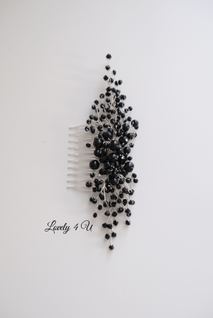 ACCESORII PERLE NEGRE, BIJUTERII IN NEGRU, ACCESORII DE PAR [12]