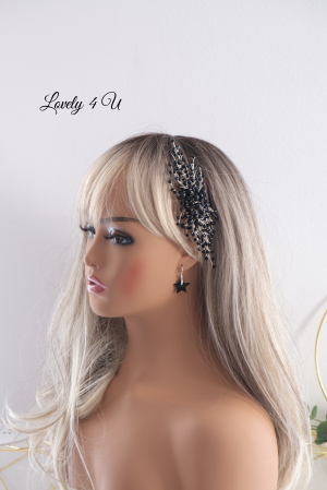 ACCESORII PERLE NEGRE, BIJUTERII IN NEGRU, ACCESORII DE PAR [2]