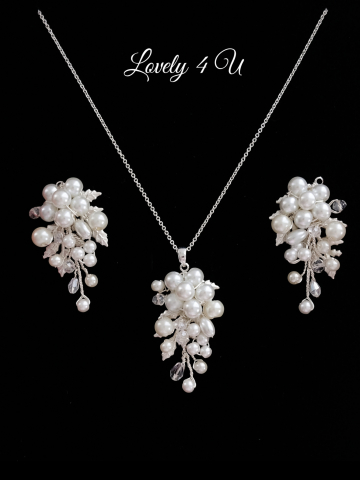bijuterii din perle, bijuterii handmade mireasa, bijuterii mireasa, bijuterii mireasa finute, bijuterii mireasa perle, bijuterii mireasa set, set bijuterii  mireasa, set mireasa, set nunta, seturi handmade mireasa [8]