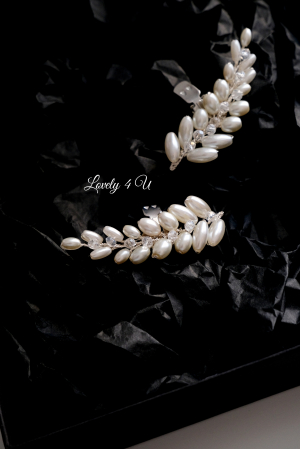 Accesorii pantofi mireasa, clipsuri pantofi mireasa, accesorii detasabile pantofi mireasa, bijuterii mireasa, accesorii LOVELY 4 U, bijuterii 2023. accesorii cu perle mireasa, accesorii nunta, mireasa 2023 [2]