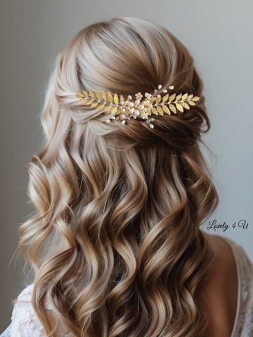 Diademe mireasa premium / accesorii par handmade - accesorii lovely 4 u , accesoriu auriu de par, accesoriu cu frunze, accesoriu romantic de par, coafura mireasa, diadema mireasa, idei coafura mireasa, pieptene de par mireasa, Diadema mireasa, Tiara mireasa, Bijuterii 2024, accesoriu stil grecesc, accesoriu frunze aurii, bijuterii frunze, diadema cu frunze,  accesoriu mireasa cu perle, diadema coc mireasa, accesoriu pentru coafuri cu bucle