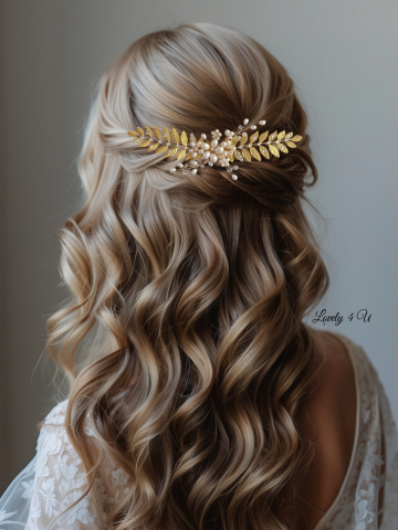 accesorii lovely 4 u , accesoriu auriu de par, accesoriu cu frunze, accesoriu romantic de par, coafura mireasa, diadema mireasa, idei coafura mireasa, pieptene de par mireasa, Diadema mireasa, Tiara mireasa, Bijuterii 2024, accesoriu stil grecesc, accesoriu frunze aurii, bijuterii frunze, diadema cu frunze,  accesoriu mireasa cu perle, diadema coc mireasa, accesoriu pentru coafuri cu bucle [10]