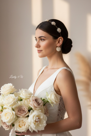 CORONITE  si TIARE - DIADEMA PAPADIE, ACCESORII PAR PAPADIE, BIJUTERII PAPADIE, AGRAFA DE PAR MIREASA, TIARA MIREASA, ACCESORII MINUMALISTE, CORONITA MIREASA, ACCESORII LOVELY 4 U, BIJUTERII NUNTA, CORDELUTA MIREASA,TIARA