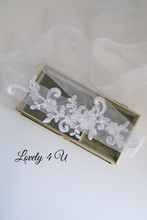 Accesorii Lovely 4 u, Accesorii dezgatitul miresei, Accesorii talie mireasa, Cordon mireasa, Esarfa pentru dezgatit, Accesorii mireasa dezgatit, Esarfe mireasa, Esarfa dezgatitul miresei, Bentita mireasa, Coronita mireasa, [14]