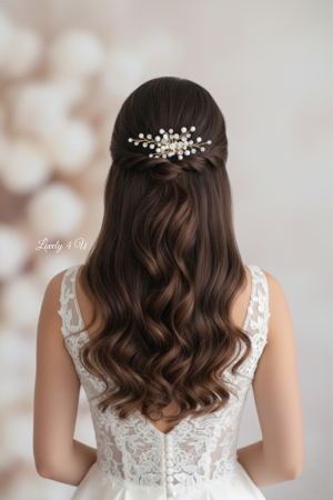 Diademe mireasa premium / accesorii par handmade - ALMIRA - ACCESORIU MIC CU PIETRICELE