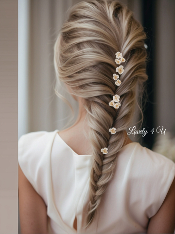 AGRAFE - PINI - accesorii lovely 4 u, agrafe cu perle pentru mireasa, agrafe cu flori coc mireasa, agrafe cu flori si perle alungite, agrafe cu perle coc mireasa, agrafe aurii, set agrfe par, Accesoriu mic mireasa, diadema cu flori,  acceoriu mireasa, agrafe cu flori mireasa, agrafe mireasa, diadema cu flori mireasa, diadema mireasa, coafuri mireasa bucuresti,  coafuri mireasa cluj, pini cu flori mireasa, pini mireasa, coc mireasa cu diadema