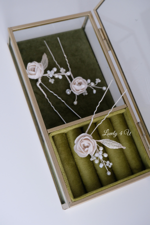 ACCESORII LOVELY 4 U, AGRAFE PAR MIREASA, AGRAFE CU FLORI MIREASA, PIN COC MIREASA, AGRAFE MIREASA, ACCESORII CU FLORI MIREASĂ, SET AGRAFE MIREASA, ACCESORII DE PĂR MIREASĂ, BIJUTERII MIREASA [1]