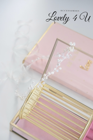 BENTITA MIREASA, DIADEMA FLEXIBILA MIREASA, ACCESORII PAR MIREASA, Accesorii LOVELY 4 U,  BENTITA  CU PERLE MIREASA, ACCESORII DE PAR MIREASA [14]