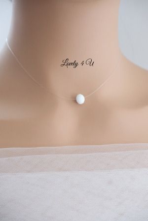 COLIER INVIZIBIL, BIJUTERII SWAROVSKI, ACCESORII, ACCESORII MIREASA, COLIER MIREASA, COLIER FIR NYLON, COLIER TRANSPARENT, COLIER PIETRE , ACCESORII LOVELY 4 U , ACCESORII NUNTA, [8]