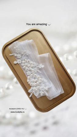 Accesorii Lovely 4 u, Accesorii talie mireasa, Cordon mireasa, Esarfa pentru dezgatit, Accesorii mireasa dezgatit, Esarfe mireasa, Esarfa dezgatitul miresei, Bentita mireasa, Coronita mireasa,  Tiara, esarfa mireasa, esarfa dezgatitul miresei, esarfa mireasa cu perle, accesoriu dezgatitul miresei, esarfa handmade mireasa, cordon mireasa cu perle, brau mireasa handmade, esarfa mireasa ivory, esarfa mireasa organza, bentiță mireasa cu perle, accesoriu par mireasa, accesoriu mireasa traditional, esarfa mireasa Lovely 4 U, esarfa mireasa eleganta, esarfa mireasa Romania, esarfa mireasa Timișoara, esarfa mireasa unicat, esarfa mireasa premium, [7]