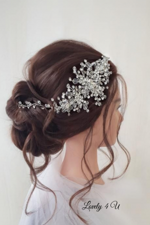 DIADEMA MIREASA, ACCESORII PAR MIREASA, DIADEME MIRESE, CORONITA MIREASA, BIJUTERII MIREASA 2023, PIEPTAN MIREASA CU CRISTALE, PIEPTAN VOAL MIREASA, AGRAFA PAR MIREASA, ACCESORII CU PIETRE, LOVELY 4 U [2]