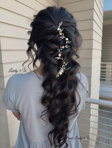 PIEPTAN MIREASA, DIADEMA MIREASA, ACCESORIU PAR MIREASA, ACCESORII DE PAR MIRESE, ACCESORII NUNTA, ACCESORII CU PERLE, DIADEMA CU PERLE, PIEPTAN VOAL MIREASA, BIJUTERII PAR MIREASA, CORONITA, TIARA [9]