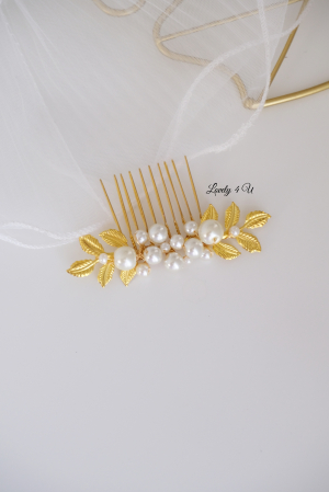 PIEPTAN MIREASA, DIADEMA MIREASA, ACCESORIU PAR MIREASA, ACCESORII DE PAR MIRESE, ACCESORII NUNTA, ACCESORII CU PERLE, DIADEMA CU PERLE, PIEPTAN VOAL MIREASA, BIJUTERII PAR MIREASA, CORONITA, TIARA [2]