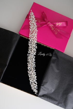 CCESORIU SCURT MIREASA, BENTITA MIREASA< CORONITA CU PERLE, BENTITA , DIADEMA MIREASA, AGRAFA MIREASA, TIARA, ACCESORII DE PAR MIREASA, ACCESORII LOVELY4 U, COLIER CU PERLE ALBE, BIJUTERII MIREASA, [9]