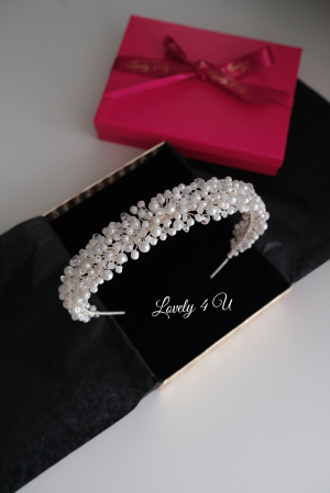 CORONITA MIREASA CU PERLE, ACCESORII DE PAR PENTRU MIRESE, CORONITA SI CERCEI MIREASA, SET DIADEMA SI CERCEI MIREASA , ACCESORII LOVELY 4 U, DIADEMA MIREASA cu perle, DIADEMA cu perle, BIJUTERII MIREASA cu perle, coronita cu pietricele, coronita mireasa cu perle, CORONITA MIREASA, ACCESORII VOAL MIREASA, Tiara CU perle MIREASĂ, TIARA MIREASA [25]