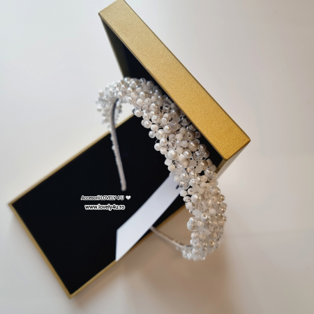 CORONITA MIREASA CU PERLE, ACCESORII DE PAR PENTRU MIRESE, CORONITA SI CERCEI MIREASA, SET DIADEMA SI CERCEI MIREASA , ACCESORII LOVELY 4 U, DIADEMA MIREASA cu perle, DIADEMA cu perle, BIJUTERII MIREASA cu perle, coronita cu pietricele, coronita mireasa cu perle, CORONITA MIREASA, ACCESORII VOAL MIREASA, Tiara CU perle MIREASĂ, TIARA MIREASA [32]