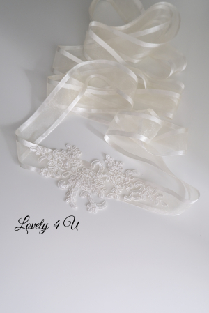 ESARFA IVORY, DEZGATIT MIREASA, ACCESORII DEZGATIT, ESARFE MIREASA, ACCESORII DE PAR MIREASA, ACCESORII LOVELY 4U, ACCESORII TALIE, BRAU MIREASA, CORDON MIREASA, TRADITIA DEZGATITUL MIRESEI, ACCESORII [1]
