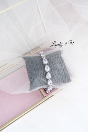 BIJUTERII MIREASA, ACCESORI MIREASA, ACCESORII NUNTA, BIJUTERI NUNTA, SET MIREASA , ZIRCONIU [12]
