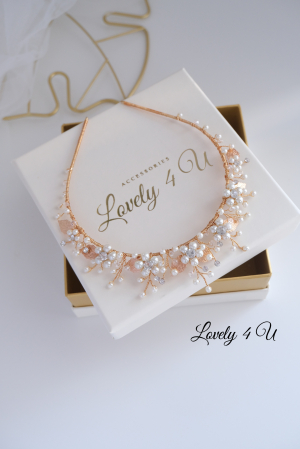 TIARA MIREASA, TIARA AURIE, TIARA CU FRUNZE, TIARA FRUNZE AURII, ACCESORII CU PERLE, ACCESORII MIREASA, CORONITA MIREASA, DIADEMA MIREASA, CORONITA CU FRUNZE AURII, PERLE, TIARA CU FLORI [10]