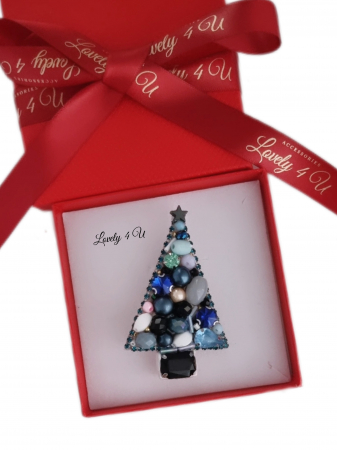 IDEI CADOURI DE CRACIUN - SET ACCESORII , BIJUTERII, BROSE PENTRU CRACIUN - BROSA BRAD , ACCESORII LOVELY 4 U, BIJUTERII LOVELY 4 U, BIJUTERII ACCESORII POM DE CRĂCIUN, BROSE ELEGANTE, CADOU CRACIUN, BIJUTERII CRACIUN, BIJUTERII, BROSE, CADOU DE LUX, ACCESORII DE LUX, IDEI CADOU