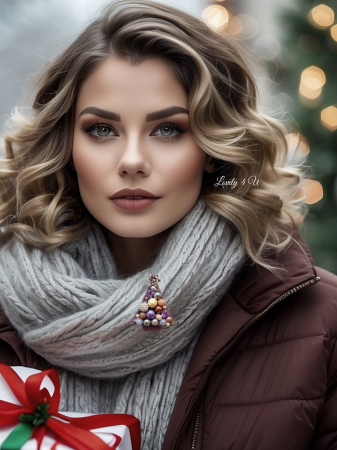REDUCERI SI LICHIDARE STOC - BROSA BRAD , ACCESORII LOVELY 4 U, BIJUTERII LOVELY 4 U, BIJUTERII ACCESORII POM DE CRĂCIUN, BROSE ELEGANTE, CADOU CRACIUN, BIJUTERII CRACIUN, BIJUTERII, BROSE, CADOU DE LUX, ACCESORII DE LUX, IDEI CADOU