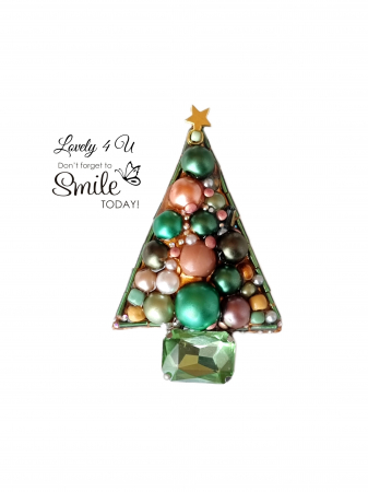 BROSE - CADOURI - BIJUTERII - BROSA BRAD , ACCESORII LOVELY 4 U, BIJUTERII LOVELY 4 U, BIJUTERII ACCESORII POM DE CRĂCIUN, BROSE ELEGANTE, CADOU CRACIUN, BIJUTERII CRACIUN, BIJUTERII, BROSE, CADOU DE LUX, ACCESORII DE LUX, IDEI CADOU