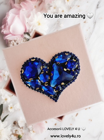 CASUAL / ACCESORII   handmade / CADOURI - BROSA INIMIOARA,  ACCESORII INIMIOARA, Brosa inima, bijuterii inimioara, Accesorii LOVELY 4 U, CADOU MARTIE, CADOU SPECIAL, CADOU PENTRU EA, ACCESORII 2024, BIJUTERII DE LUX, CADOU SPECIAL, CADOU MAMA,