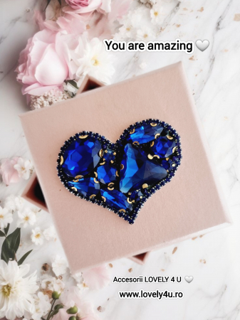BROSA INIMIOARA,  ACCESORII INIMIOARA, Brosa inima, bijuterii inimioara, Accesorii LOVELY 4 U, CADOU MARTIE, CADOU SPECIAL, CADOU PENTRU EA, ACCESORII 2024, BIJUTERII DE LUX, CADOU SPECIAL, CADOU MAMA, [3]