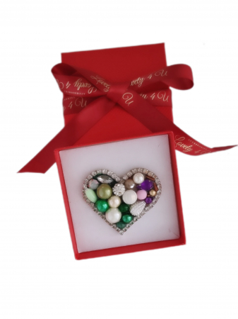 BROSA INIMIOARA,  ACCESORII INIMIOARA, Brosa inima, bijuterii inimioara, Accesorii LOVELY 4 U, CADOU MARTIE, CADOU SPECIAL, CADOU PENTRU EA, ACCESORII 2022, BIJUTERII DE LUX, CADOU SPECIAL, CADOU MAMA [1]