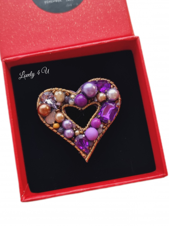 BROSA INIMIOARA,  ACCESORII INIMIOARA, Brosa inima, bijuterii inimioara, Accesorii LOVELY 4 U, CADOU MARTIE, CADOU SPECIAL, CADOU PENTRU EA, ACCESORII 2024, BIJUTERII DE LUX, CADOU SPECIAL, CADOU MAMA, [1]