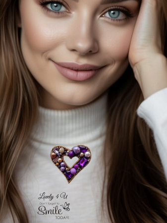 BROSA INIMIOARA,  ACCESORII INIMIOARA, Brosa inima, bijuterii inimioara, Accesorii LOVELY 4 U, CADOU MARTIE, CADOU SPECIAL, CADOU PENTRU EA, ACCESORII 2024, BIJUTERII DE LUX, CADOU SPECIAL, CADOU MAMA, [4]