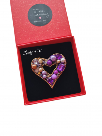 BROSA INIMIOARA,  ACCESORII INIMIOARA, Brosa inima, bijuterii inimioara, Accesorii LOVELY 4 U, CADOU MARTIE, CADOU SPECIAL, CADOU PENTRU EA, ACCESORII 2024, BIJUTERII DE LUX, CADOU SPECIAL, CADOU MAMA, [3]