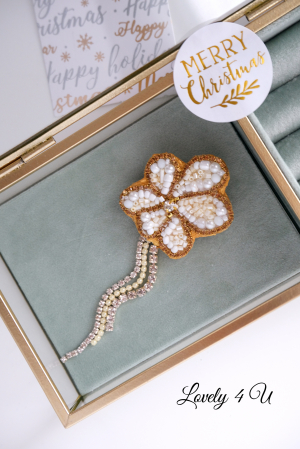 Broșă margarete, brosa floare Margareta, Flori margarete, bijuterii margarete, Accesorii Lovely 4 U, [6]