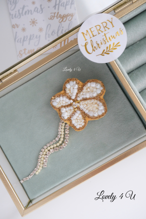 Broșă margarete, brosa floare Margareta, Flori margarete, bijuterii margarete, Accesorii Lovely 4 U, [5]