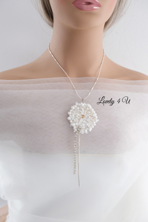 Brosa papadie, accesorii papadie, bijuterii papadie,  Pandantive bijuterii handmade, [14]