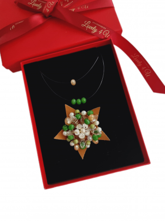 IDEI CADOURI DE CRACIUN - SET ACCESORII , BIJUTERII, BROSE PENTRU CRACIUN - BROSA handmade, BROSA STEA, BROSA  STELUTA DE CRACIUN, BROSA PIETRICELE, BOSE DAMA, BROSA FEMEI, CADOU DEOSEBIT, CADOU SPECIAL, CADOU DE CRACIUN, CADOU UNICAT, BIJUTERII DE CRACIUN, ACCESORII LOVELY 4 U, PIETRICELE, SWAROVSKI, COLIER LA BAZA GATULUI, COLIER INVIZIBIL