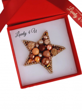 IDEI CADOURI DE CRACIUN - SET ACCESORII , BIJUTERII, BROSE PENTRU CRACIUN - accesorii lovely 4 u, cadou timisoara, brosa stea de iarna cu perle,  stea cu perle, accesorii stea cu perle, steluta de craciun, brosa mare, brose colorate, brose craciun, brose cu pietre naturale, brose handmade, brose handmade colorate de craciun, brose pietre semipretioase, cadouri copii craciun, cadouri craciun, cadouri de craciun, cadouri de craciun pentru copii, cadouri de craciun pentru fete, brosa steluta , brosa alba