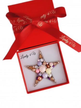 accesorii lovely 4 u, cadou timisoara, brosa stea de iarna cu perle,  stea cu perle, accesorii stea cu perle, steluta de craciun, brosa mare, brose colorate, brose craciun, brose cu pietre naturale, brose handmade, brose handmade colorate de craciun, brose pietre semipretioase, cadouri copii craciun, cadouri craciun, cadouri de craciun, cadouri de craciun pentru copii, cadouri de craciun pentru fete, brosa steluta , brosa alba [2]